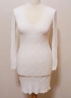 Voyelles jurk, maat S, Wit, Ophalen of Verzenden, Zo goed als nieuw, Knielengte