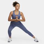 Nike Dri-Fit Sportlegging, Blauw Grijs, maat L, Kleding | Dames, Sportkleding, Maat 38/40 (M), Nike, Verzenden, Blauw