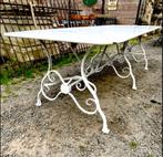 rustieke lange tuintafel tafel terras prachtige, Ophalen of Verzenden, Gebruikt, Rechthoekig, Hout