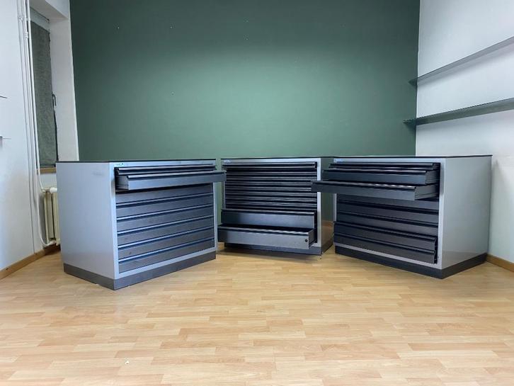 3 stalen tekeninglade kasten CROON, Huis en Inrichting, Kasten | Ladekasten, Zo goed als nieuw, Minder dan 100 cm, 50 tot 100 cm