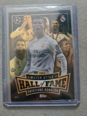 Cristiano Ronaldo Hall of Fame Chrome - Topps Match Attax beschikbaar voor biedingen