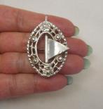Zilveren antieke broche /hanger Gesp nr.1366