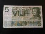 5 gulden biljet 1966 (Vondel), Ophalen of Verzenden, 5 gulden, Los biljet