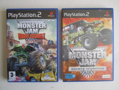 Monsterjam monster jam PS2 Playstation 2, Spelcomputers en Games, Games | Sony PlayStation 2, Zo goed als nieuw, Racen en Vliegen