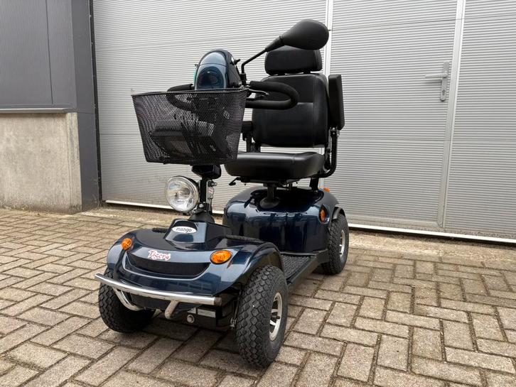 Scootmobiel Mango Tiger 4 - Nieuwstaat - Gratis bezorgd, Diversen, Rolstoelen, Zo goed als nieuw, Elektrische rolstoel, Ophalen of Verzenden