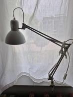Vintage Bureaulamp met Klem, Huis en Inrichting, 50 tot 75 cm, Ophalen of Verzenden, Zo goed als nieuw, Metaal