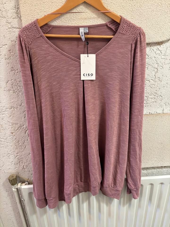 7989 shirt van CISO - maat 52/54, Kleding | Dames, Grote Maten, Nieuw, Shirt of Top, Roze, Verzenden