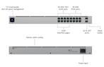 Ubiquiti - Standard 16 PoE Switch, model: USW-16-POE (42W), Computers en Software, Netwerk switches, Ophalen, Zo goed als nieuw
