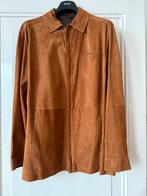 Nieuw cognackleurig suède leren heren jack met rits, maat 52, Kleding | Heren, Kostuums en Colberts, Maat 52/54 (L), Vipele creations
