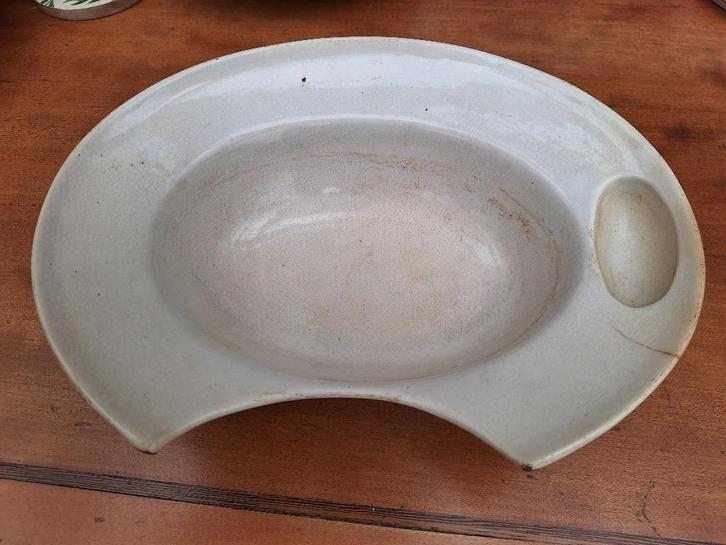 antiek scheerbekken - Frankrijk - Sarreguemines, Antiek en Kunst, Antiek | Keramiek en Aardewerk, Ophalen