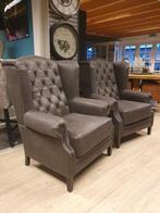 *ACTIE* Landelijke Fauteuil Henk Stel Zelf Samen Kleuren (12, Huis en Inrichting, Ophalen of Verzenden, Nieuw, Stof, Landelijke fauteuil capiton knoopjes leer stof velvet