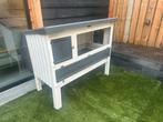 Ferplast Konijnenhok Grand Lodge kunstof konijnenhok, Dieren en Toebehoren, Ophalen, 110 cm of meer, Zo goed als nieuw, 90 cm of meer