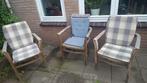 GRATIS tuinstoelen, Ophalen, Gebruikt, Hout