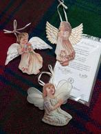 3 porseleinen kerstengeltjes the Bradford Editions setje 1, Ophalen of Verzenden