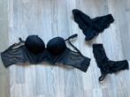 Super mooi lingeriesetje Sappf mt 70 b  2 slipjes, Kleding | Dames, Ophalen of Verzenden, Zwart