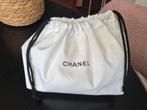 CHANEL zakje stof katoen toilettasje origineel wit zwart, Ophalen of Verzenden, Nieuw, Gebruiksvoorwerp