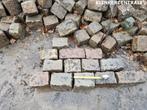 350m2 gemêleerd natuursteen klinkers granietkeien zweeds, Bij dit gebruikte product niet meer te achterhalen., Gebruikt, Verzenden