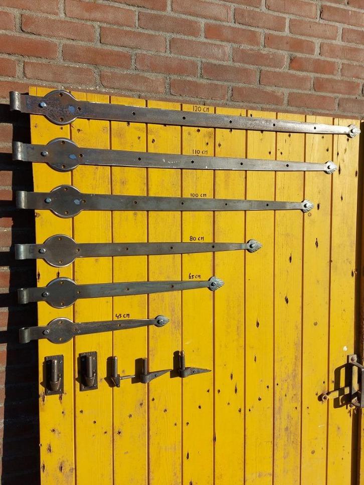 Hengen Scharnieren gesmede scharnier luikbeslag, Doe-het-zelf en Verbouw, Hang- en Sluitwerk, Nieuw, Scharnier, IJzer, Ophalen