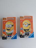 2x minions puzzel 3d, Ophalen of Verzenden, Zo goed als nieuw