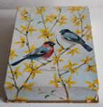 Vintage geschenkdoos Boldoot eau de cologne + zeep goudvink, Ophalen of Verzenden, Miniatuur, Gevuld