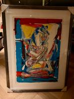 Zeefdruk Anton Vrede - Abstracte Compositie, Ophalen of Verzenden