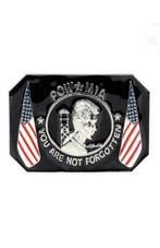 POW MIA Buckle - Metalen Riemgesp, riem, buckle, Kleding | Heren, Riemen en Ceinturen, Ophalen of Verzenden, Nieuw, Overige kleuren