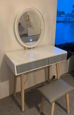 Kaptafel met kruk /Dressing table with stool (80x40x78), Huis en Inrichting, Tafels | Kaptafels, Ophalen, Gebruikt, 50 tot 100 cm