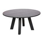 WOOOD tafel Rhonda XL blacknight Ø150x75 cm (rond), Ophalen, Gebruikt, Stoer, Vijf personen of meer