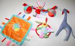 Bambino & Global Affair wagenspanner rammelaar tutdoek giraf, Kinderen en Baby's, Ophalen of Verzenden, Zo goed als nieuw, Rammelaar