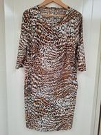 Mooi travelstof jurkje Anna van Toor maat 40, Kleding | Dames, Jurken, Maat 38/40 (M), Anna van Toor, Beige, Ophalen of Verzenden