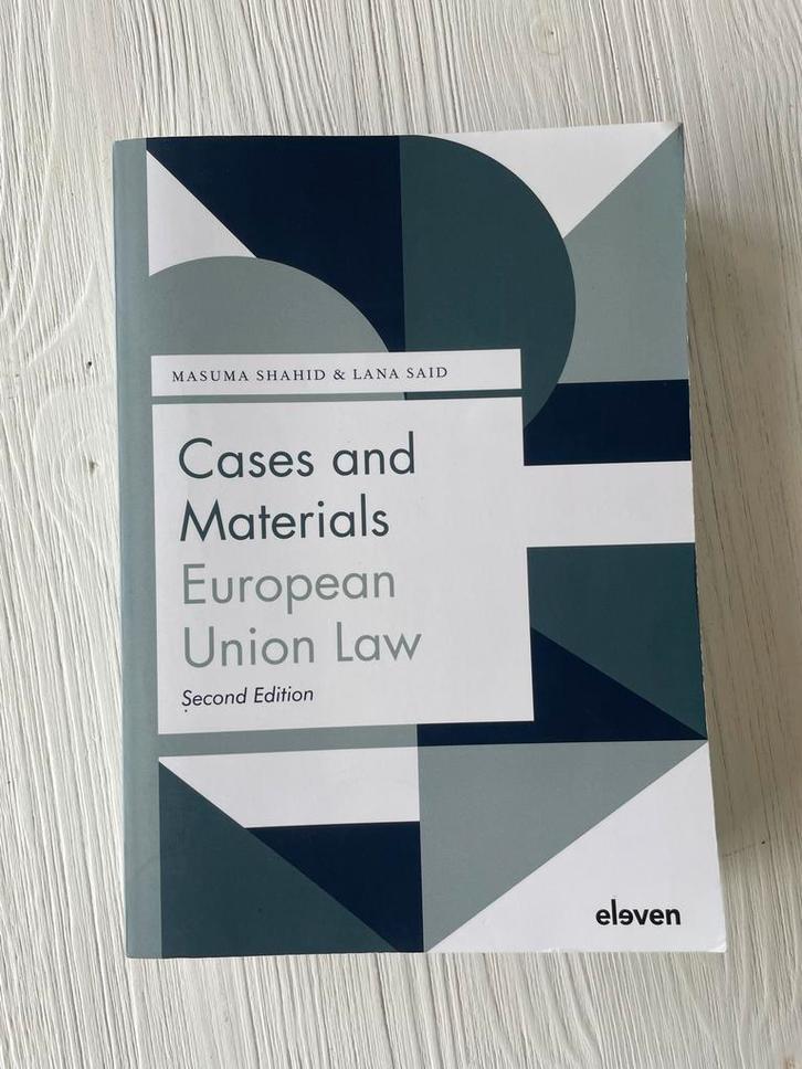 Cases EU Recht - Shahid & Said, Boeken, Studieboeken en Cursussen, Zo goed als nieuw, WO, Gamma, Ophalen