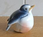 Hans Schirmer vintage vogelbeeldje wit blauw beeldje vogel, Verzamelen, Beelden en Beeldjes, Ophalen of Verzenden, Gebruikt, Dier