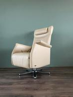 Leren Prominent relax fauteuil / relax stoel wit / creme, Huis en Inrichting, Fauteuils, Ophalen, Nvt, Nvt, Nvt
