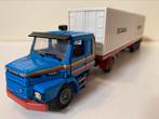 Tekno Scania 142H Torpedo containeroplegger, Hobby en Vrije tijd, Modelauto's | 1:50, Ophalen of Verzenden, Zo goed als nieuw