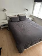 Trysil bedframe + nachtkastjes, Ophalen of Verzenden, Zo goed als nieuw, Tweepersoons, 160 cm