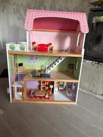 Poppenhuis met lift en spulletjes, Ophalen of Verzenden, Zo goed als nieuw