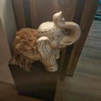 Stenen olifantenbeeld - zwaar, Ophalen of Verzenden, Gebruikt, Steen, Dierenbeeld