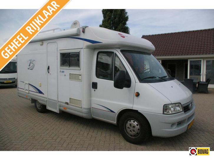 Bürstner T 585 Fransbed, 2x draaistoelen, Top indel, Caravans en Kamperen, Campers, tot en met 2, Half-integraal, Bürstner, Diesel