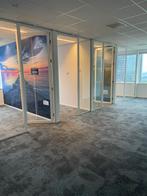 Glaswand,systeemwand,Kantoorwand,Scheidingswand, Doe-het-zelf en Verbouw, Glas en Ramen, Ophalen, Gebruikt, 160 cm of meer, Glasplaat