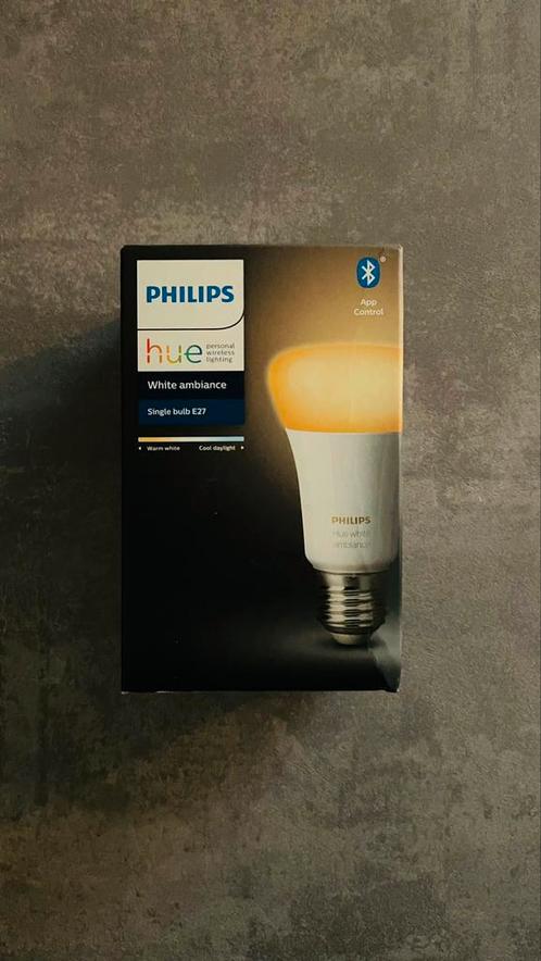 Philips Hue White Ambiance E27 800 lumen 8,5W (60W), Huis en Inrichting, Lampen | Losse lampen, Nieuw, Led-lamp, 60 watt of meer