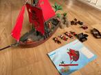 Playmobil groot piratenschip piraten schip set 3619 en 3133, Verzenden, Gebruikt, Complete set