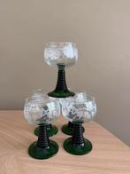 5x Vintage Moezel wijnglazen. Hoogte 13,5cm. Als NIEUW!, Verzamelen, Glas en Borrelglaasjes, Ophalen of Verzenden, Nieuw, Overige typen