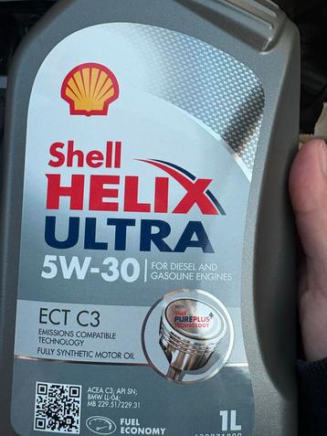 Shell Helix Ultra 5W-30 ECT C3 Motorolie - 1 Liter beschikbaar voor biedingen