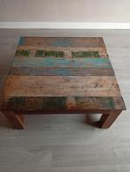 Salontafel teakhout multi color, Ophalen, 50 tot 100 cm, Zo goed als nieuw, Minder dan 50 cm