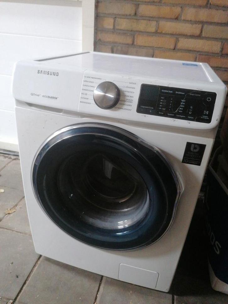 Samsung Eco Bubble Wasmachine, Witgoed en Apparatuur, Wasmachines, Gebruikt, Voorlader, 6 tot 8 kg, 85 tot 90 cm, 1200 tot 1600 toeren
