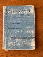 "Aide-traducteur" Dr. K. Wagenaar en M.J. Ornée uit 1943, Antiek en Kunst, Antiek | Boeken en Bijbels, Ophalen of Verzenden