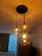 Hanglamp met glazen Bulb - incl. Lampen, Huis en Inrichting, Ophalen of Verzenden, Zo goed als nieuw, Minder dan 50 cm