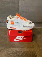 Nike Air Max 1 Just Do It White | Maat 38.5, Ophalen of Verzenden, Zo goed als nieuw, Wit, Sneakers of Gympen