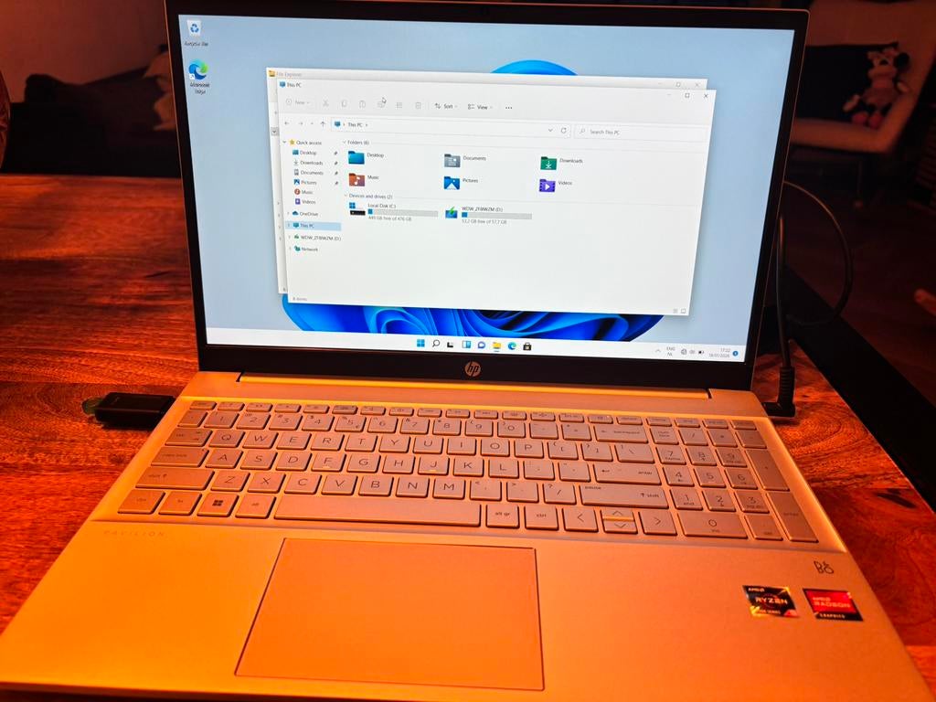 HP Pavilion 15 Ryzen 5 | 16GB RAM | 512GB SSD | Windows 11, 2 tot 3 Ghz, 15 inch, Ophalen of Verzenden, Zo goed als nieuw