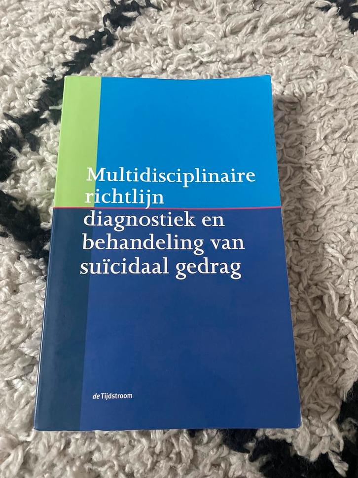 Multidisciplinaire richtlijn suïcidaal gedrag, Boeken, Psychologie, Zo goed als nieuw, Klinische psychologie, Ophalen of Verzenden